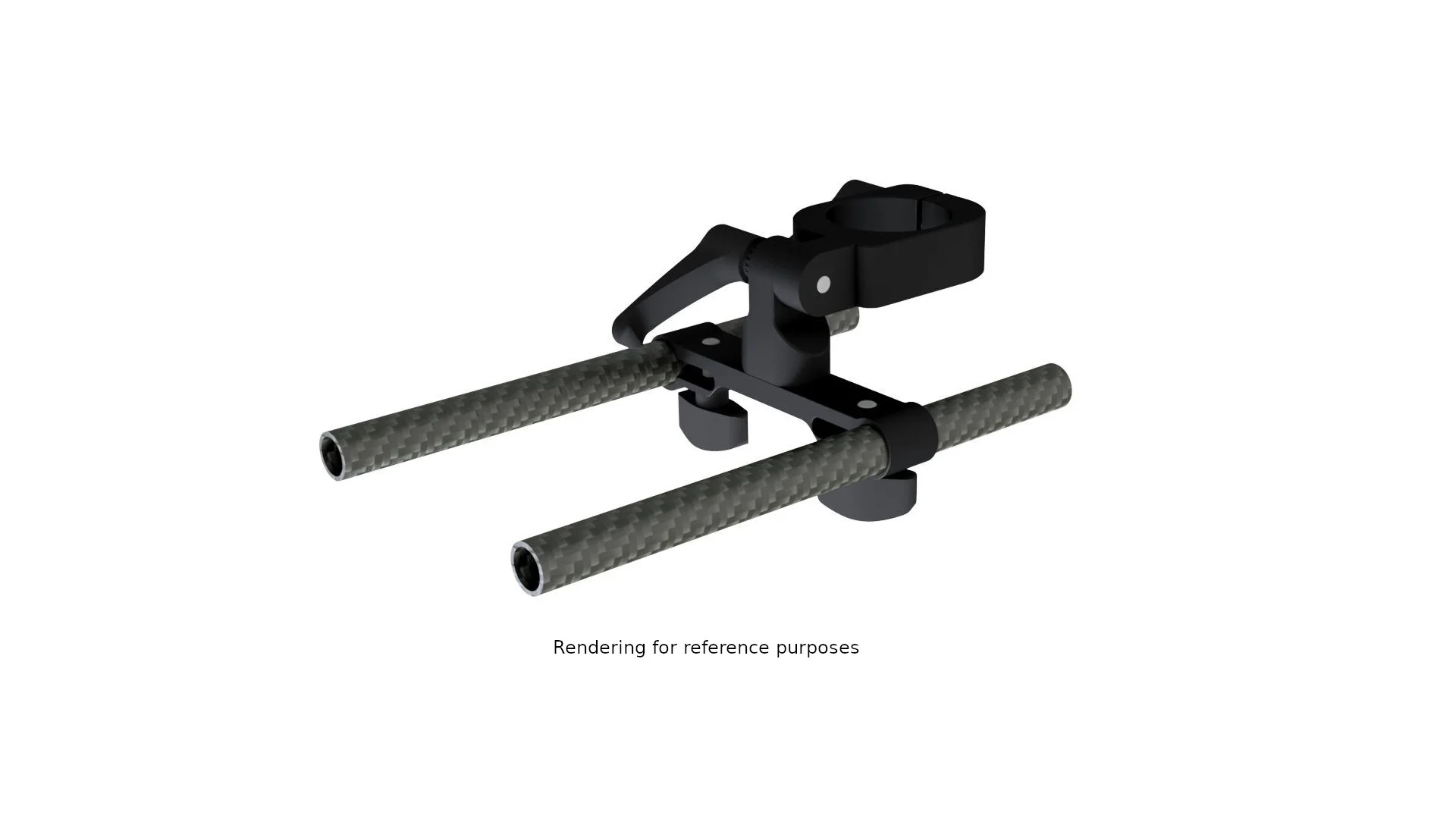 Monitor Rods with Clamp for 1.75" post